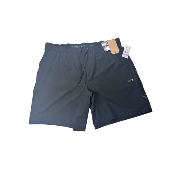 Trunks Surf‎ & Swim Men's XXL Black 9" Stretch Pull-On Cargo Shorts With Pockets - Picture 5 of 9
